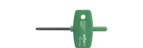 Wiha Klucze trzpieniowe z rękojeścią w kształcie klucza TORX® oksydowany chemicznie T15 x 80 mm (01355)
