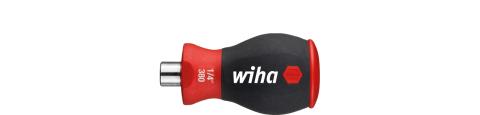 Wiha Magnetyczny wkrętak z magazynkiem bitów TORX® z 6 bitami, Stubby, 1/4" w opakowaniu kartonowym (33744)