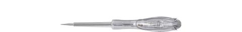 Wiha Próbnik napięcia SoftFinish jednobiegunowy, 110-250 V płaski przezroczysty, z klipsem do przypinania w blistrze 3.0 mm (35378)