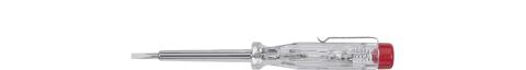 Wiha Próbnik napięcia 120-250 V płaski przezroczysty, z klipsem do przypinania w blistrze w blistrze 3.0 mm (32201)