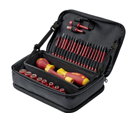 Wiha Zestaw narzędzi slimVario® electric mieszany 32-cz. wraz z torbą funkcyjną (43465)