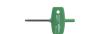 Wiha Klucze trzpieniowe z rękojeścią w kształcie klucza TORX® oksydowany chemicznie T15 x 80 mm (01355)